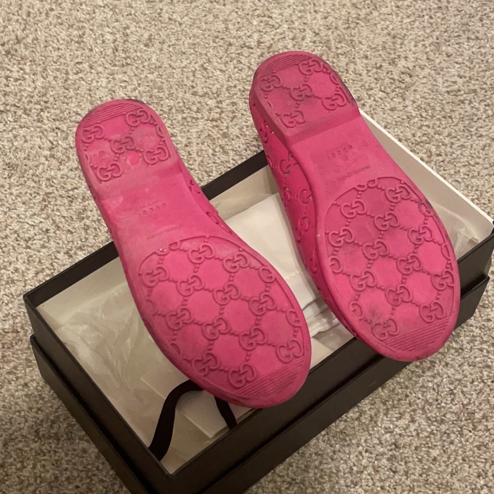 Toddler girl size 11 1/2 Gucci jellies. - Picture 4 of 4